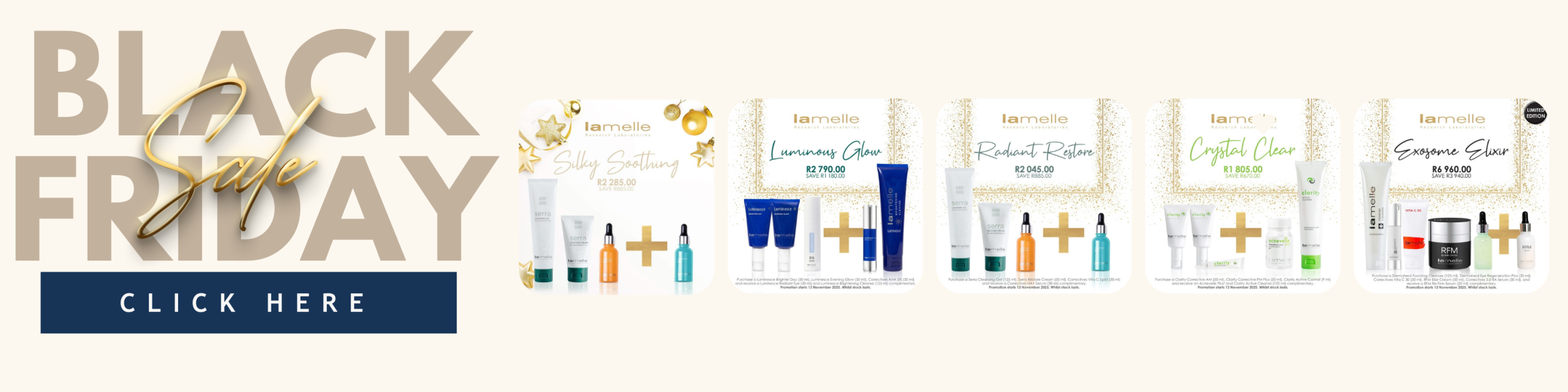 Black Friday Special Offers Lamelle Promo Pack